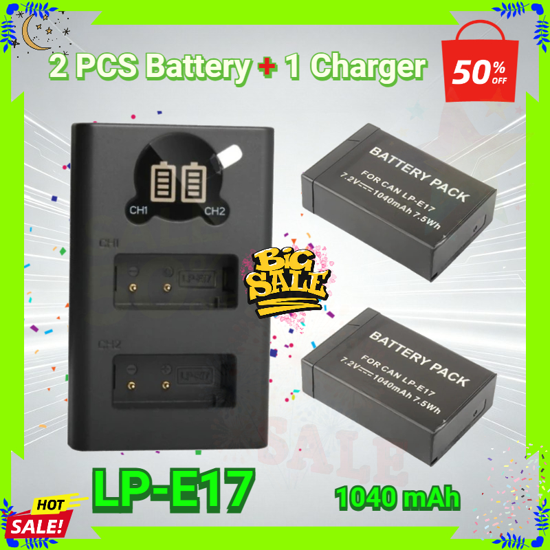 New 1040mAh LP-E17 Battery for - Canon Camera Eos R50 review and price