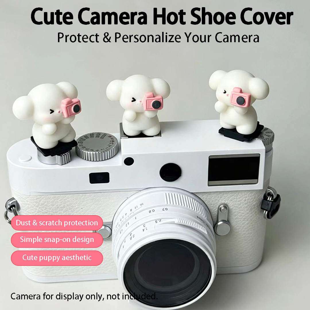 Cute 3D Puppy Camera Hot Shoe  - Canon Camera Eos R50 review and price